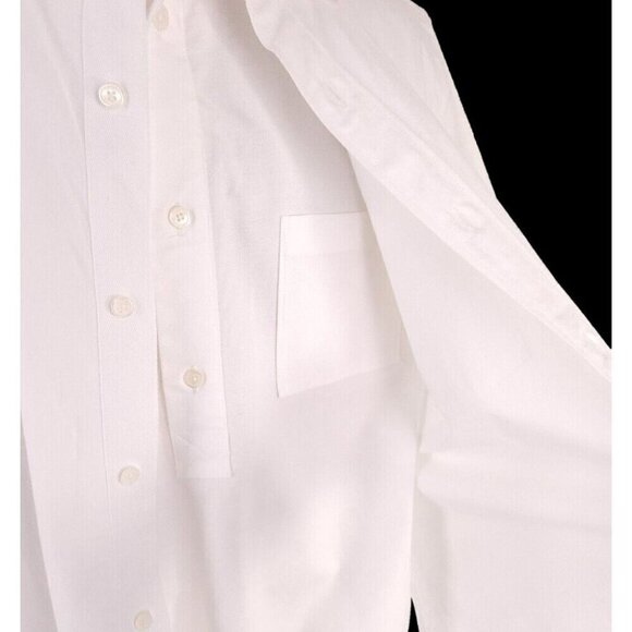 Valentino Double Layer Short Sleeve Overshirt Size 40 M Mens White - Picture 5 of 13